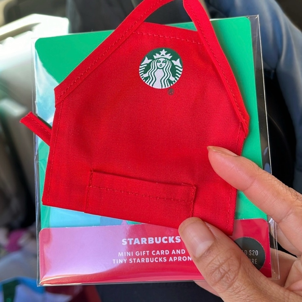 Starbucks mini apron
